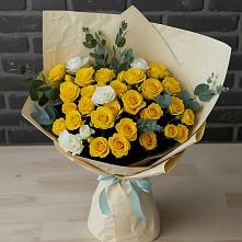 Букет цветов из:  Розы в Гребенской