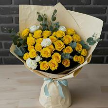 Букет цветов из:  Розы в Гребенской