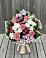 Букет цветов из: Альстромерии, Гвоздики, Розы и Хризантемы в Гребенской