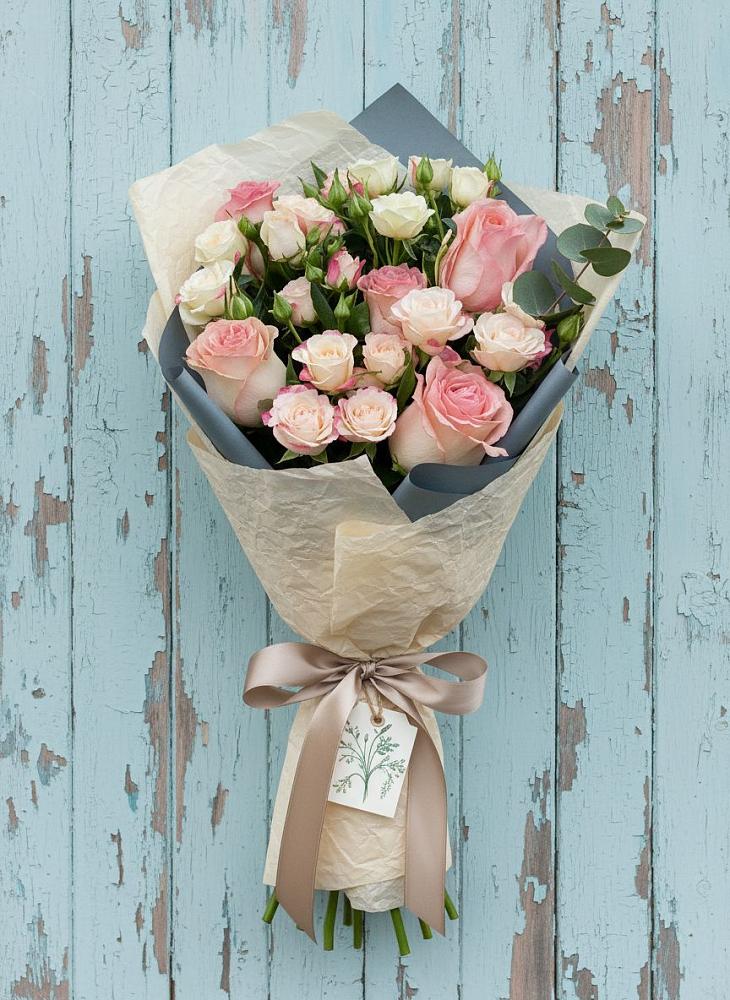 Букет цветов из: Розы в Гребенской