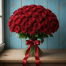 Букет Красные розы Блэк Меджик в Гребенской