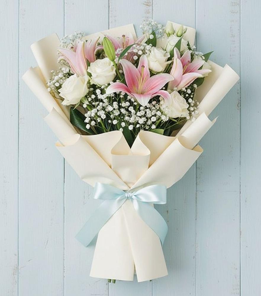 Букет цветов из: Лилии в Гребенской