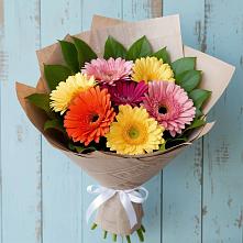 Букет цветов из:  Герберы в Гребенской