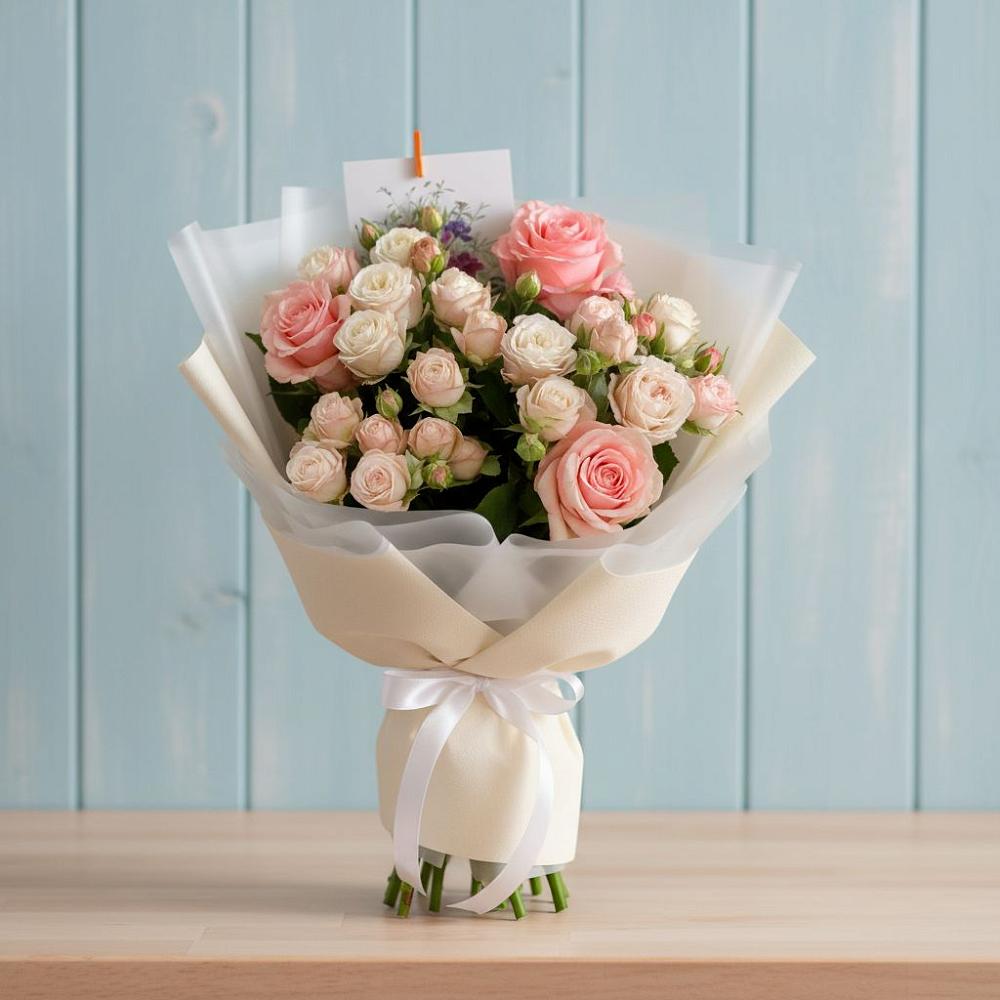 Букет цветов из: Розы в Гребенской