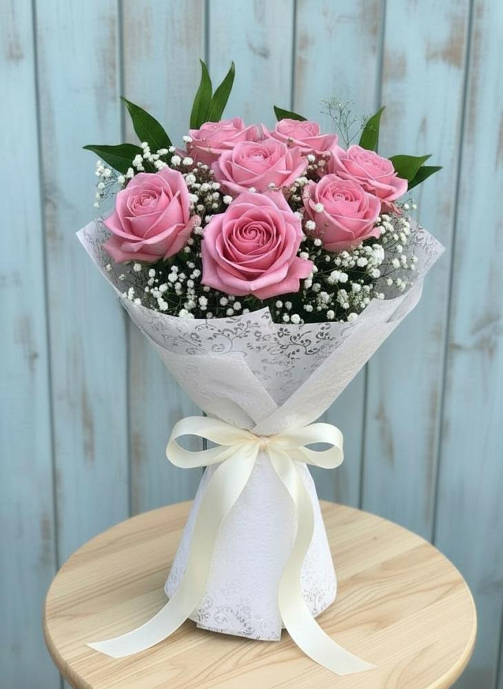 Букет цветов из: Розы в Гребенской