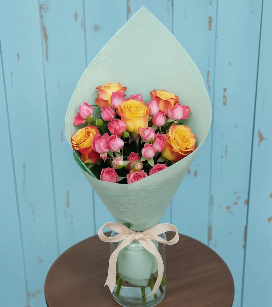 Букет цветов из: Розы в Гребенской