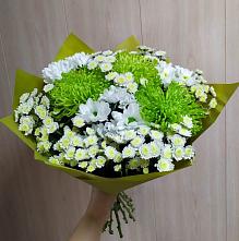 Букет цветов из:  Хризантемы #REPLACE_PRED# Гребенской