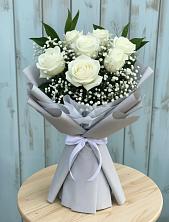 Букет цветов из:  Розы в Гребенской