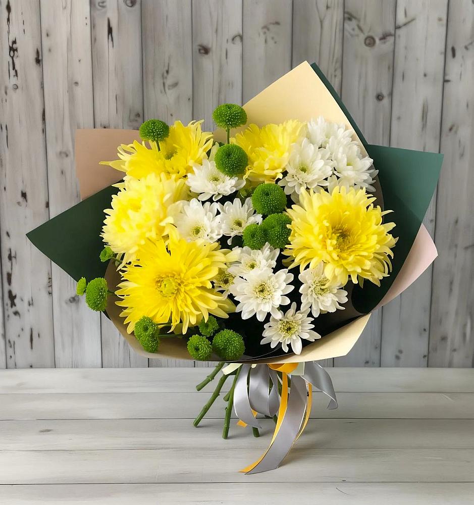 Букет цветов из: Хризантемы в Гребенской