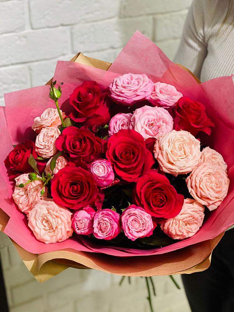 Букет цветов из: Розы в Гребенской