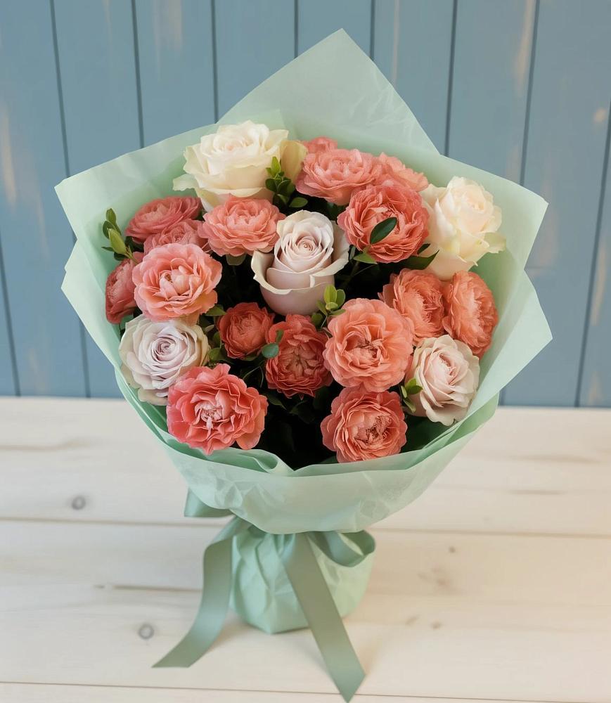 Букет цветов из: Розы в Гребенской