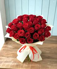 Букет 29 Красных роз в Гребенской