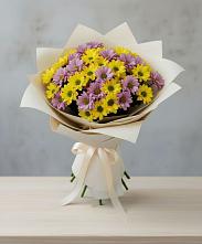 Букет цветов из:  Хризантемы в Гребенской