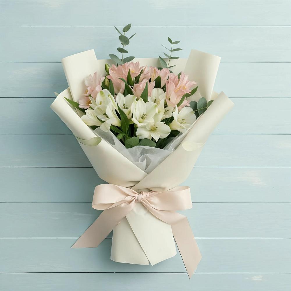 Букет цветов из: Альстромерии в Гребенской