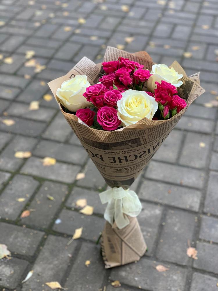 Букет цветов из: Розы в Гребенской