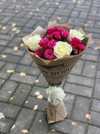 Букет цветов из: Розы в Гребенской