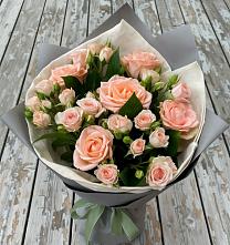 Букет цветов из:  Розы в Гребенской