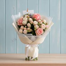 Букет цветов из:  Розы в Гребенской