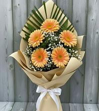 Букет цветов из:  Герберы в Гребенской