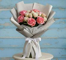 Букет цветов из:  Розы в Гребенской